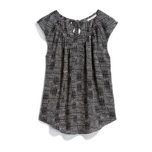 41 Hawthorn Tillerson Tie Back Blouse size small